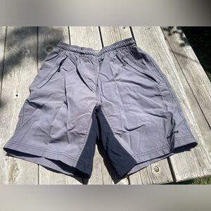 womens sugoi padded mountain biking shorts size large (could be medium) Gray